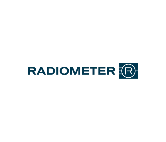 Radiometer logo, dark blue