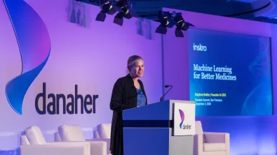 Speaker at the 2024 Danaher Summit discusses AI in the real world on stage