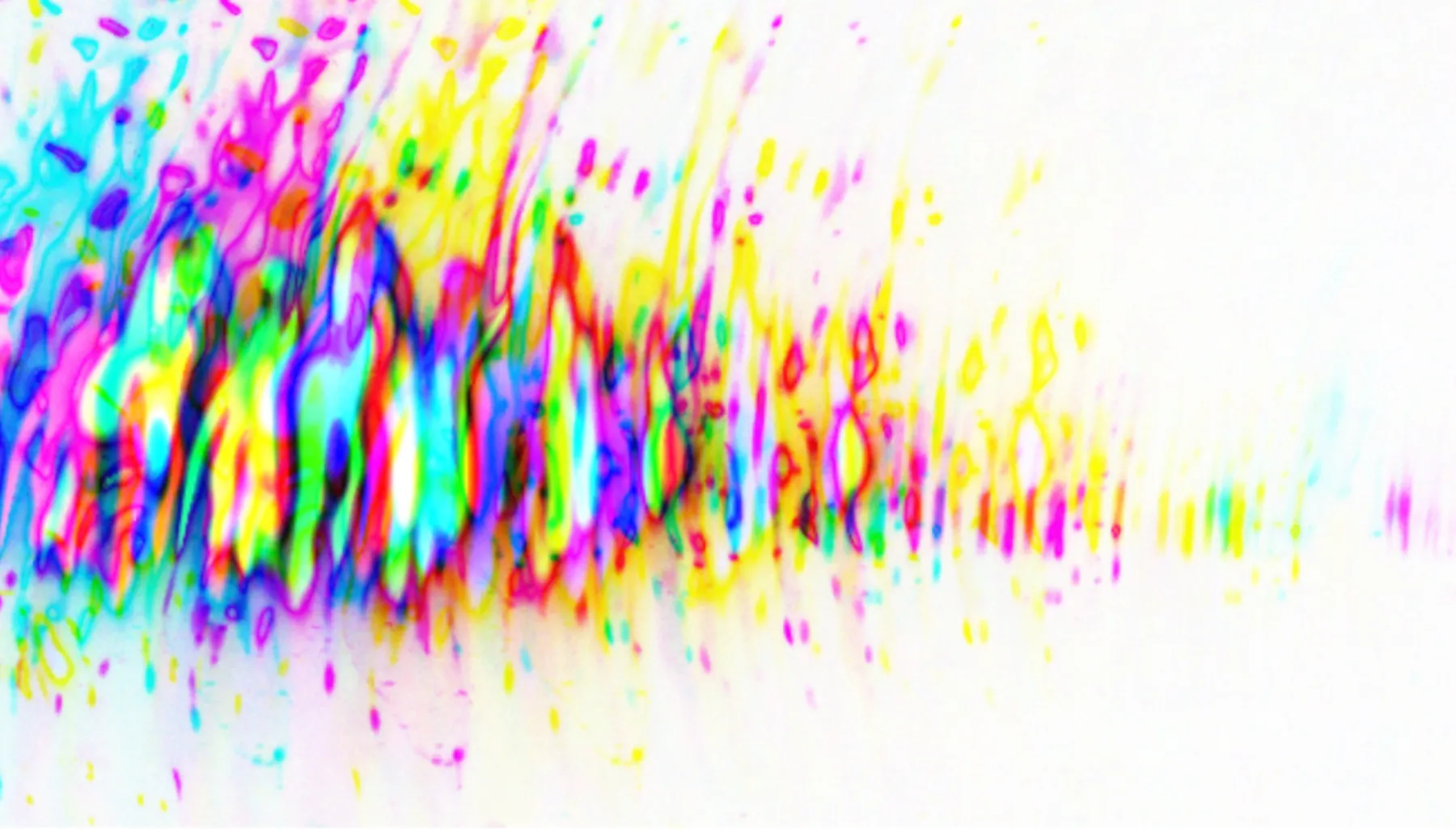 Abstract depiction of a distorted signal