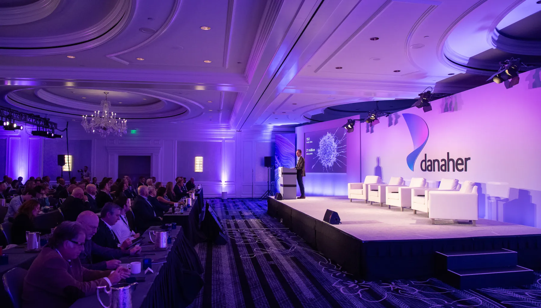 Rainer Blair speaks at the 2024 Danaher Summit