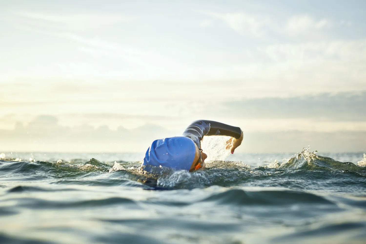 Person swimming